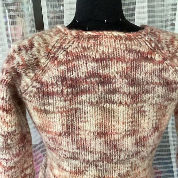 Sleeping On Snow Anthropologie Wool Blend Cardigan Sweater Women’s Small Boho - Picture 6 of 11